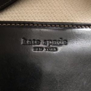 Kate Spade Black Leather Handbag.